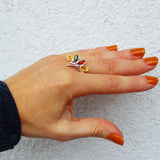 Romantic Baltic Amber Ring