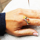 Romantic Baltic Amber Ring