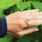 Romantic Baltic Amber Ring