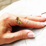 Stunning Amber Ring Design