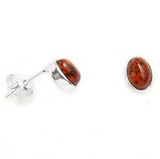 Little Honey Baltic Amber Studs - Ovals