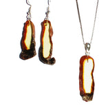 Lemon with inclusions Amber Sets - Slices