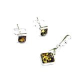 Baltic Amber Pendant - Rhombus