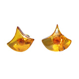 Honey Amber Studs - Curiosity
