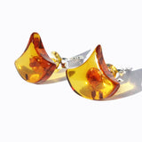 Honey Amber Studs - Curiosity