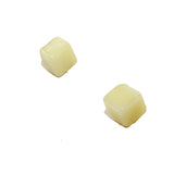 Baltic Amber 'Cube' Studs
