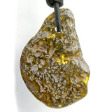 Grey-Green Polished Baltic Amber Talismans