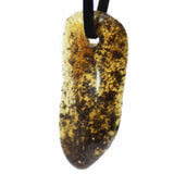 Grey-Green Polished Baltic Amber Talismans
