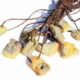 Honey or Grey Unpolished Baltic Amber Talisman