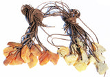 Honey or Grey Unpolished Baltic Amber Talisman