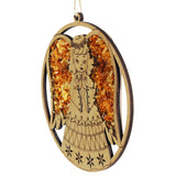 Beautiful Amber Burning Sun Mosaic Suncatcher