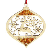 Beautiful Amber Dragonfly Mosaic Suncatcher