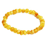 Elegant Baltic Amber Bracelet (Cognac, Lemon, Cherry, Butterscotch, Multicolour)