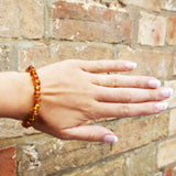 Elegant Baltic Amber Bracelet (Cognac, Lemon, Cherry, Butterscotch, Multicolour)