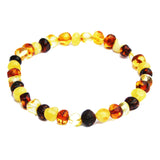 Elegant Baltic Amber Bracelet (Cognac, Lemon, Cherry, Butterscotch, Multicolour)