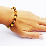 Elegant Baltic Amber Bracelet (Cognac, Lemon, Cherry, Butterscotch, Multicolour)