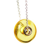 Butterscotch Baltic Amber Bead - Pandora Style Charm