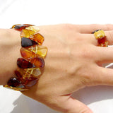 Amber Bracelet Triangles Mix