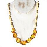 Butterscotch and Lemon Baltic Amber Necklace