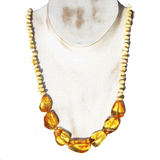 Butterscotch and Lemon Baltic Amber Necklace