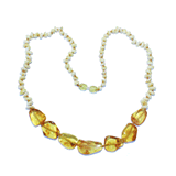 Butterscotch and Lemon Baltic Amber Necklace