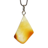 Butterscotch Amber Earrings - Slices