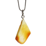 Butterscotch Amber Pendants - Slices