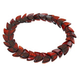 Baltic Amber Moon Bracelet 'Moon Twist'