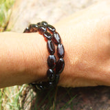 Beautiful Olive Baltic Amber Shape Bead Necklaces