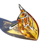Intricate Designer Baltic Amber Ring