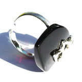 Intricate Designer Baltic Amber Ring