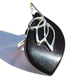 Intricate Designer Baltic Amber Ring