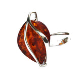 Elegant Designer Honey Amber Ring