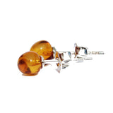Baltic Amber Studs - Dots
