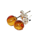 Baltic Amber Studs - Dots