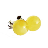 Baltic Amber Studs - Dots