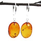 Baltic Amber Earrings - Ovals