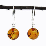 Baltic Amber Ball Earrings