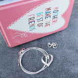 Beautiful Sterling Silver Floating Heart Pendant