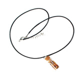 Glass Bottle Pendant Filled With Amber