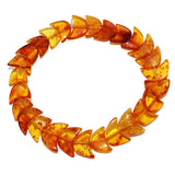 Baltic Amber Moon Bracelet 'Moon Twist'