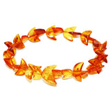 Baltic Amber Moon Bracelet 'Moon Twist'