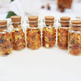 Little Glass Bottle Filled With Amber