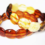 Faceted Amber Bracelet