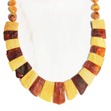 Unpolished Baltic Amber Collar - Cleopatra
