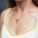 Baltic Amber Sterling Silver Necklace Trio