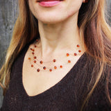 Charming Three Wires Illusion Necklace