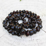 Cherry Baltic Amber Necklace With Roundish Beads
