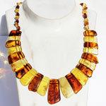 Stunning Amber Necklace Cleopatra style
