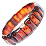 Elegant Amber Bracelet - Little Squares
